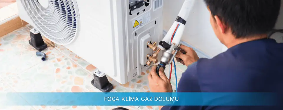 Foça İlçemi Altus Klima Gaz Dolumu